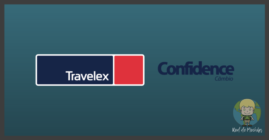 Travelex/Confidence Câmbio & Rod de Mochila.